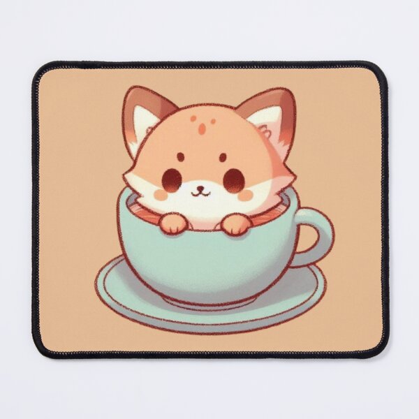 Item preview, Fox in a mug designed and sold by Lastsnoww.