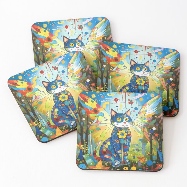 Item preview, Cat angel among roses. designed and sold by Natalia-Vlad.