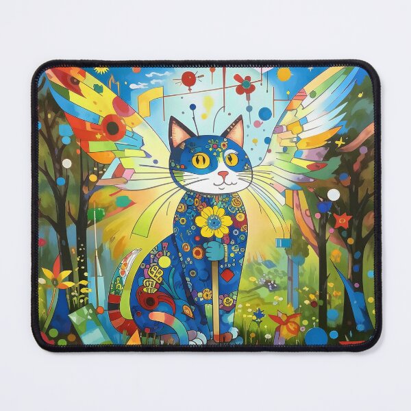 Item preview, Cat angel among roses. designed and sold by Natalia-Vlad.