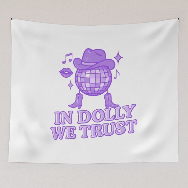 Item preview, Retro Cowgirl Hat Design – In Music We Trust designed and sold by Timegraf.