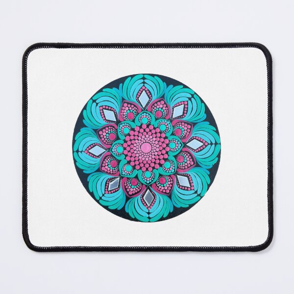 Item preview, Vibrant Dot Mandala on Wood designed and sold by mandalasbyvani.