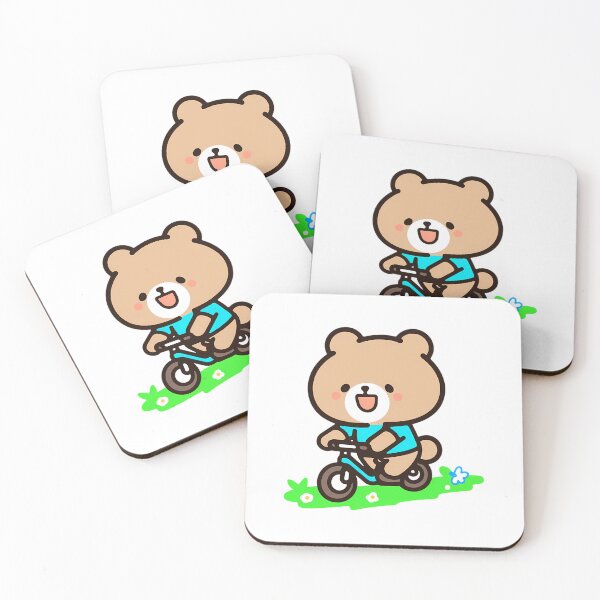 Item preview, A bear practicing bike riding in the spring sunshine designed and sold by Elinotes.