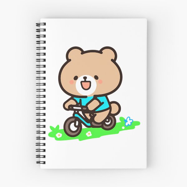 Item preview, A bear practicing bike riding in the spring sunshine designed and sold by Elinotes.