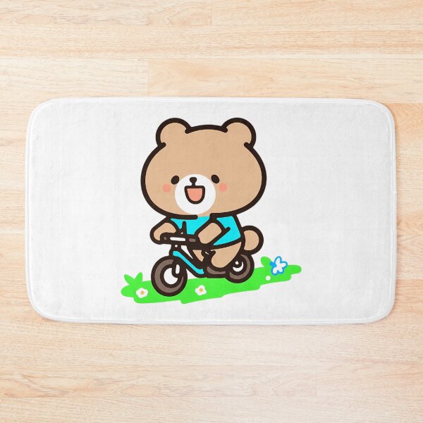 Item preview, A bear practicing bike riding in the spring sunshine designed and sold by Elinotes.