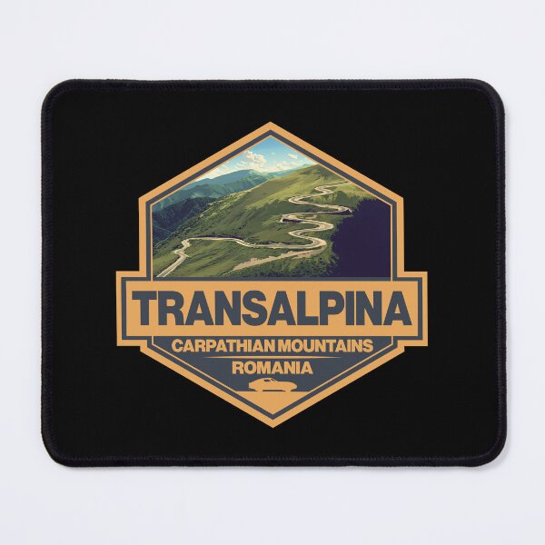 Item preview, Transalpina Romania Italy Travel Art Badge designed and sold by KrisSidDesigns.