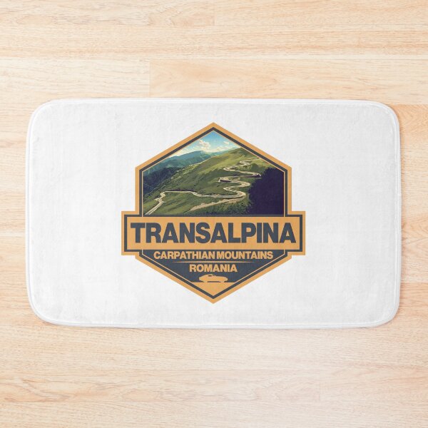 Item preview, Transalpina Romania Italy Travel Art Badge designed and sold by KrisSidDesigns.