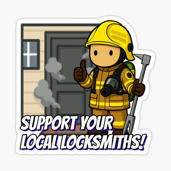 Item preview, Support your local locksmiths! designed and sold by Flashover.