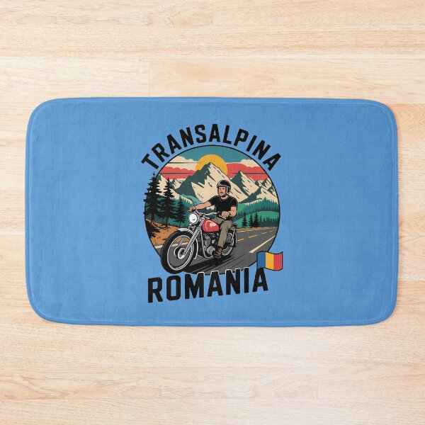 Item preview, Transalpina Romania Retro Illustration Travel Emblem designed and sold by KrisSidDesigns.