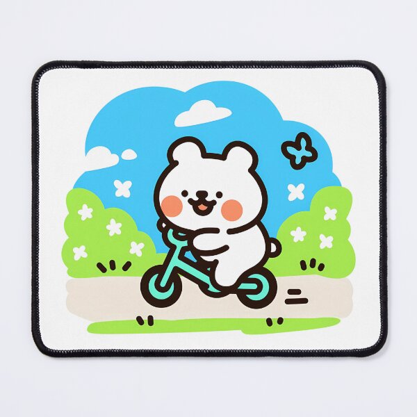 Item preview, A bear practicing bike riding in the spring sunshine designed and sold by Elinotes.