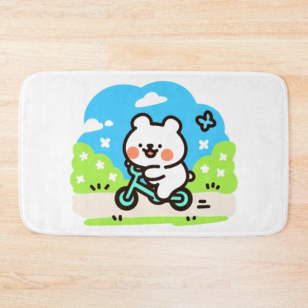 Item preview, A bear practicing bike riding in the spring sunshine designed and sold by Elinotes.
