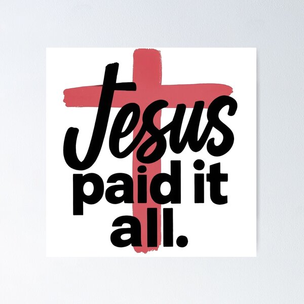 Item preview, 'JESUS Paid It All' Set designed and sold by FaithandThread.