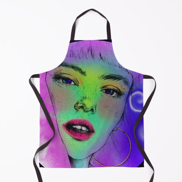 Item preview, Colorful woman portrait  designed and sold by Onehappyhook.