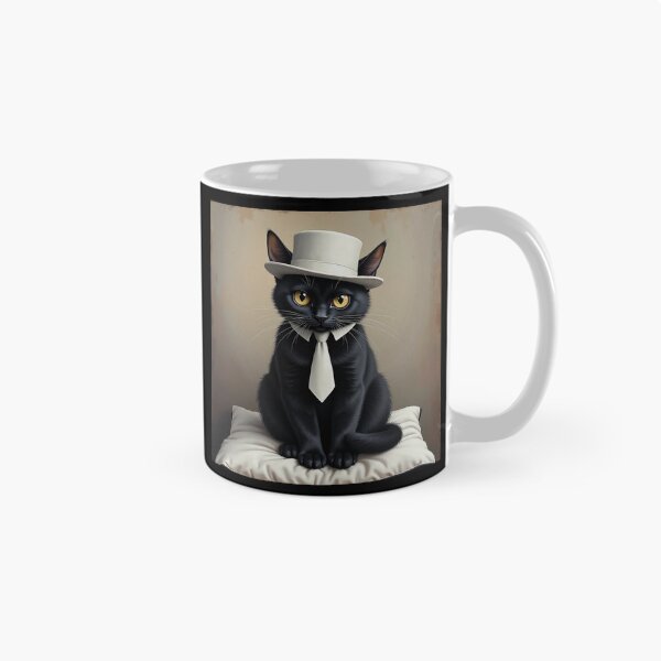 Item preview, Black Cat Looking Dapper designed and sold by CarolM.