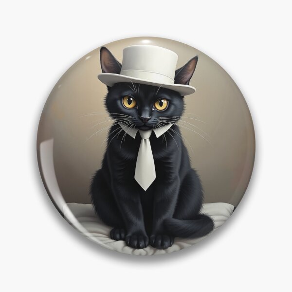 Item preview, Black Cat Looking Dapper designed and sold by CarolM.