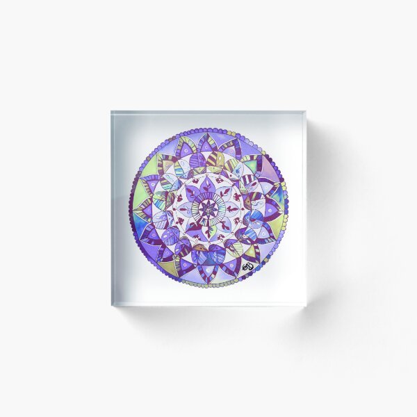 Artikelvorschau, Traumwelt Mandala violett  entworfen und verkauft von EB-DigitalART.