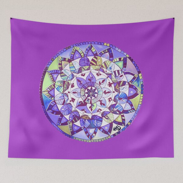 Item preview, Dreamworld Mandala violet designed and sold by EB-DigitalART.