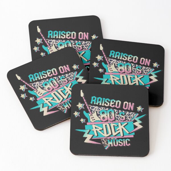 Item preview, Raised On 80's Rock Music designed and sold by Pink Alley Studio.