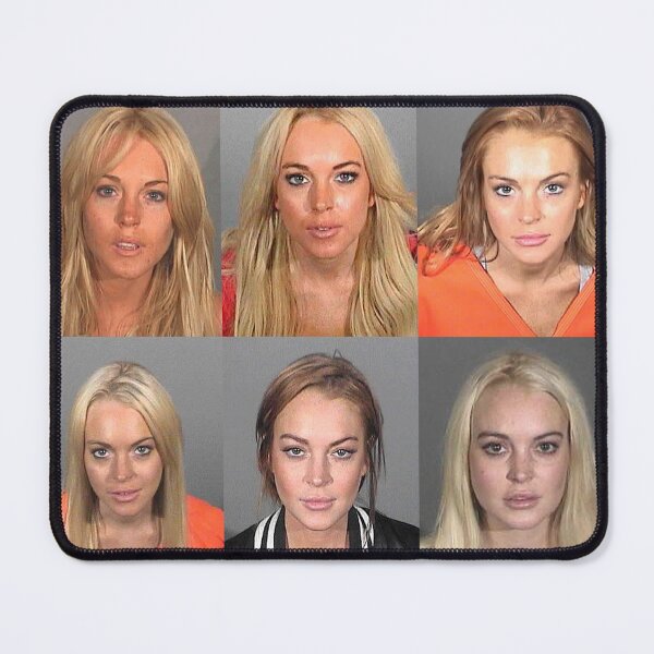 Item preview, Lindsay Lohan Mugshot Funny designed and sold by danielle-hh.