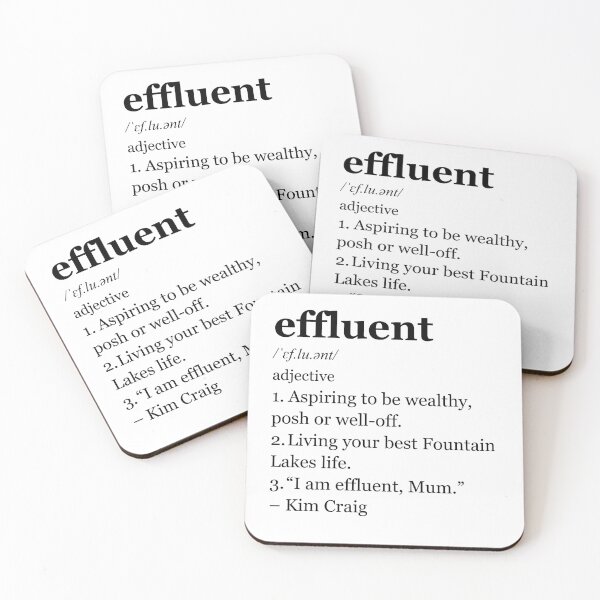 Item preview, Effluent | Kath & Kim | Dictionary Parody  designed and sold by Mattk270.