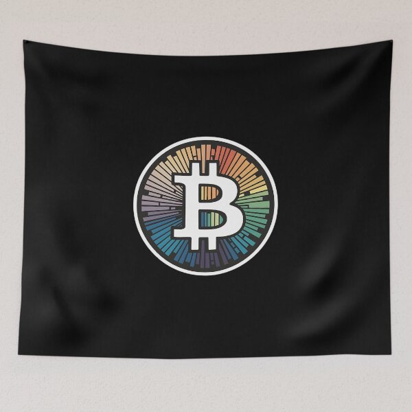 Item preview, Bitcoin Streetwear Vibes Minimalist Design for Crypto Fans designed and sold by RadDeck.