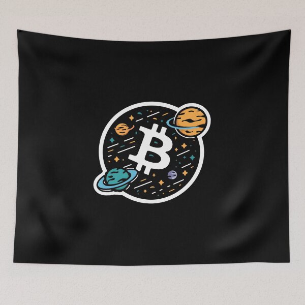 Item preview, Minimalist Bitcoin Logo Tee for Crypto Street Style designed and sold by RadDeck.