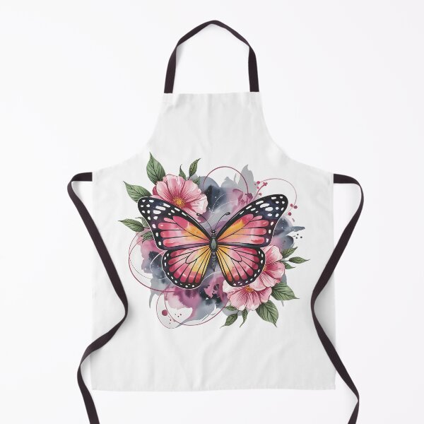 Item preview, Watercolor Pink Blooming Butterfly designed and sold by BirdsnStuff.