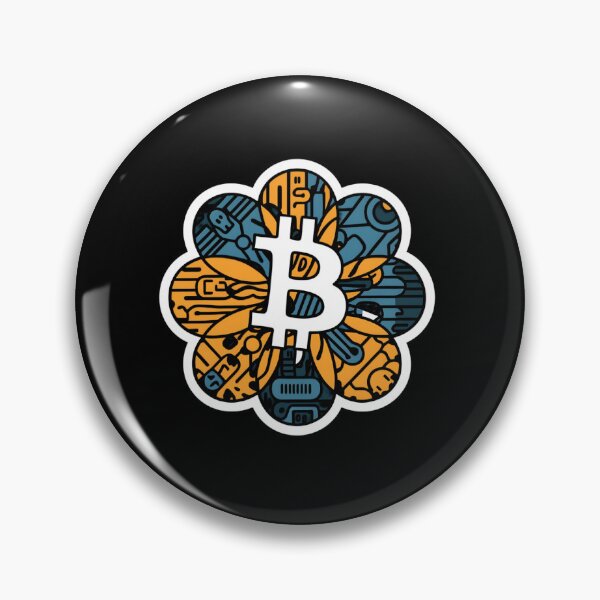 Item preview, Bitcoin Block Style Minimalist Crypto Aesthetic Tee designed and sold by RadDeck.