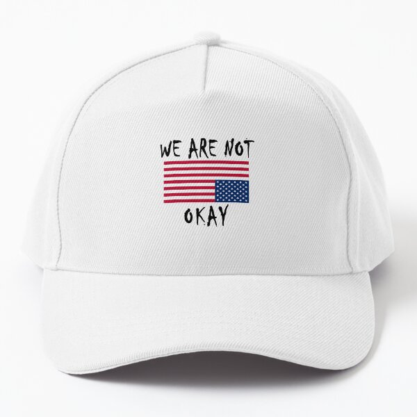 Item preview, WE ARE NOT OKAY WITH AMERICAN FLAG UPSIDE DOWN designed and sold by Greenbaby.