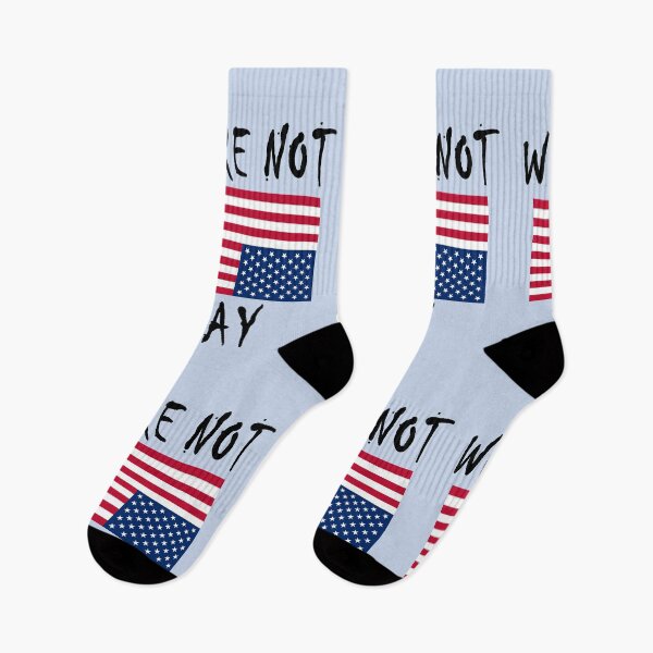 Item preview, WE ARE NOT OKAY WITH AMERICAN FLAG UPSIDE DOWN designed and sold by Greenbaby.