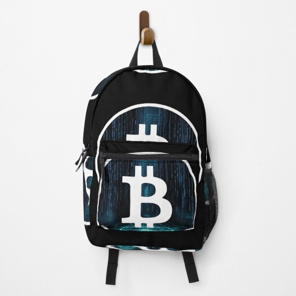 Artikelvorschau, Bitcoin Glitch Art Tee Streetwear trifft Krypto entworfen und verkauft von RadDeck.