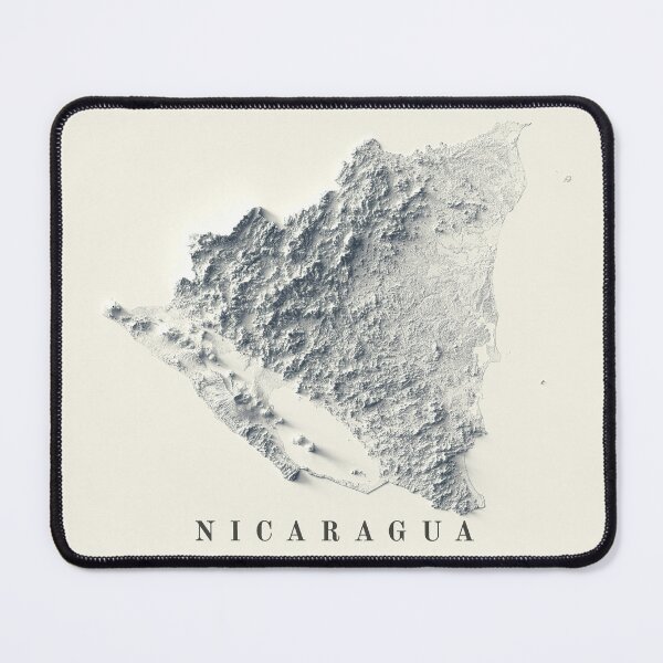 Item preview, Nicaragua Relief Map 3D digitally-rendered designed and sold by ThinkAboutMaps.
