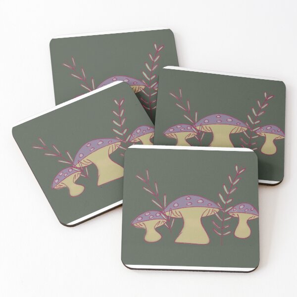 Item preview, Cute Purple Mushrooms designed and sold by MagicbyMorgana.
