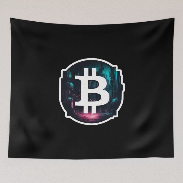 Item preview, Bitcoin Streetwear Vibes Minimalist Style for Crypto Lovers designed and sold by RadDeck.
