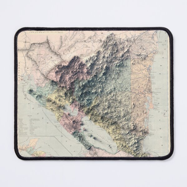 Item preview, 1873 Nicaragua Relief Map 3D digitally-rendered designed and sold by ThinkAboutMaps.