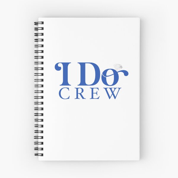 Item preview, I Do Crew Wedding Party Blue Aesthetic  designed and sold by Stickers by @molllyclare.