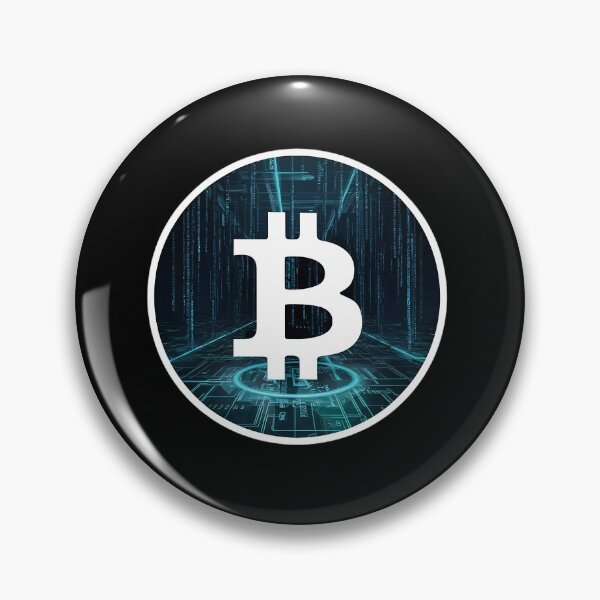 Item preview, Bitcoin Minimalist Glitch Style Streetwear Design designed and sold by RadDeck.