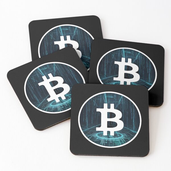 Item preview, Bitcoin Minimalist Glitch Style Streetwear Design designed and sold by RadDeck.