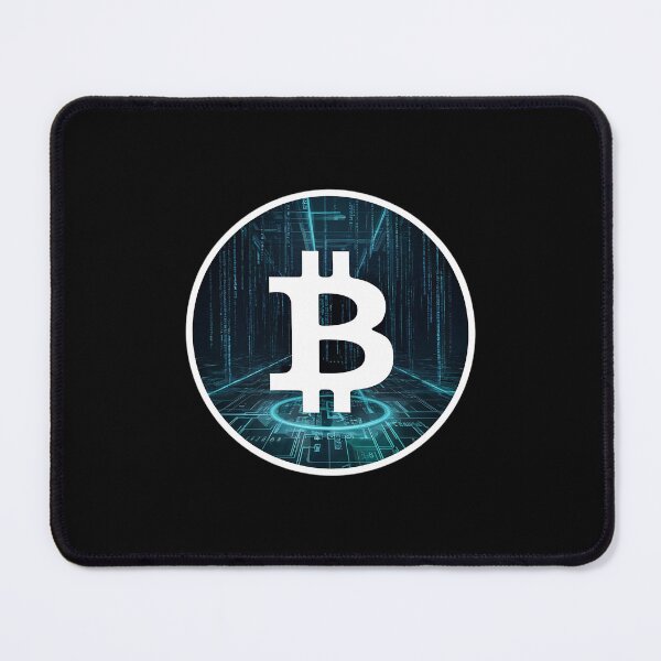 Item preview, Bitcoin Minimalist Glitch Style Streetwear Design designed and sold by RadDeck.