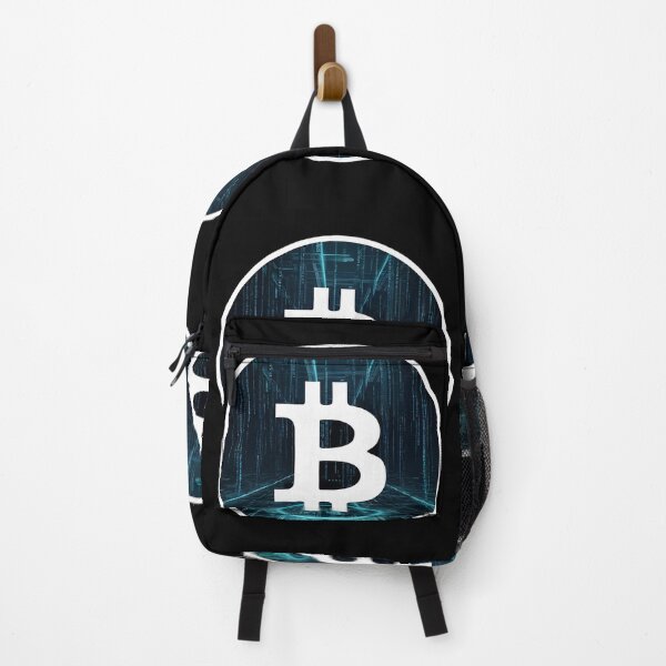 Artikelvorschau, Bitcoin Minimalistisches Streetwear-Design im Glitch-Stil entworfen und verkauft von RadDeck.
