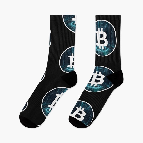 Item preview, Bitcoin Minimalist Glitch Style Streetwear Design designed and sold by RadDeck.