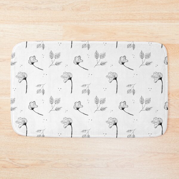 Item preview, Black and white poppies : Seamless pattern designed and sold by Dallas_Arnold_Design.
