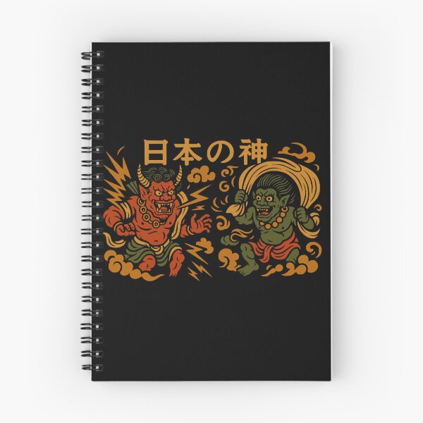 Item preview, Japanese Thunder & Wind Gods – Raijin & Fujin Style Art | 日本の神 designed and sold by TheTrendsDesk.