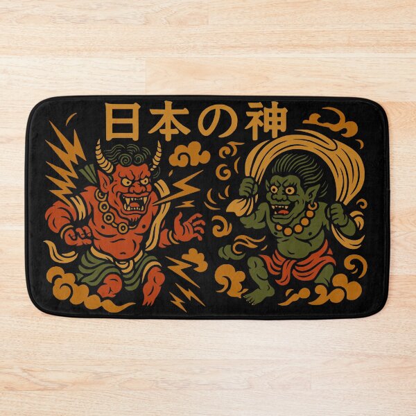 Item preview, Japanese Thunder & Wind Gods – Raijin & Fujin Style Art | 日本の神 designed and sold by TheTrendsDesk.