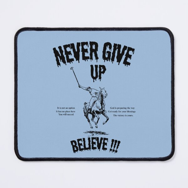 Item preview, Never Give Up! designed and sold by elegantnchic.