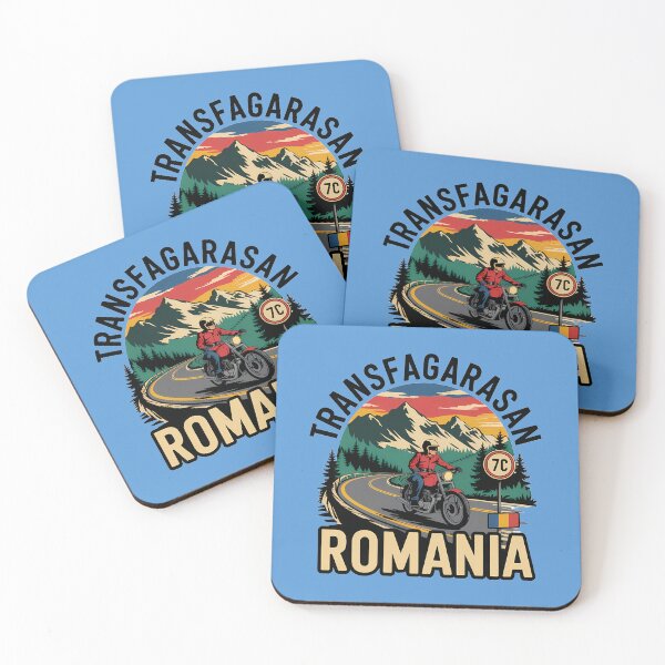 Item preview, Transfagarasan Romania Retro Illustration Travel Emblem designed and sold by KrisSidDesigns.