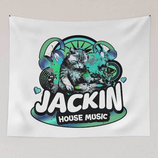 Item preview, JACKIN HOUSE - Jackin Cat #4 designed and sold by Discothreadz.