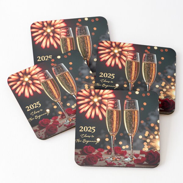 Item preview, Toast to 2025: Cheers to New Beginnings  designed and sold by nhk999.