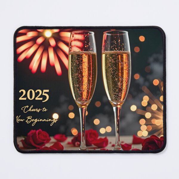 Item preview, Toast to 2025: Cheers to New Beginnings designed and sold by nhk999.
