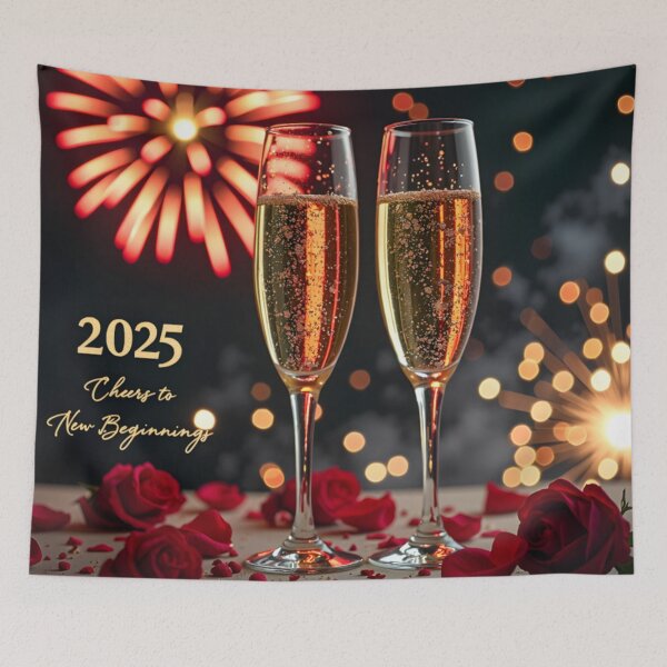 Item preview, Toast to 2025: Cheers to New Beginnings  designed and sold by nhk999.