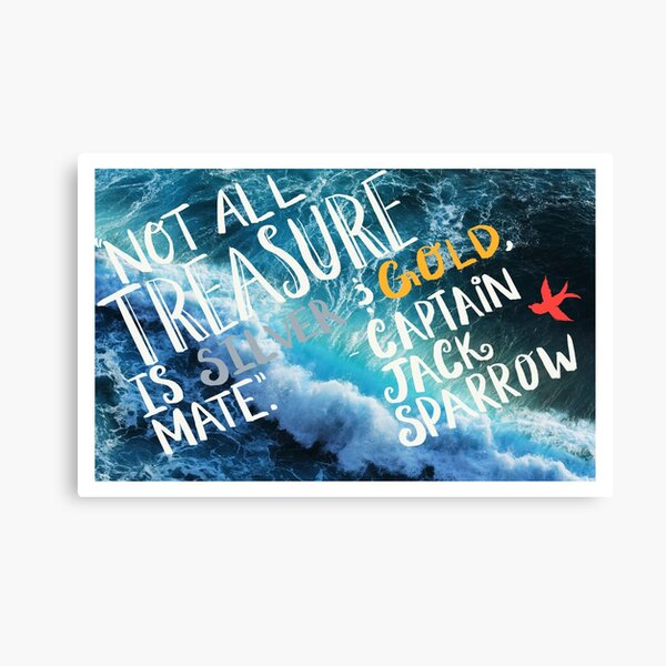 Jack Sparrow Quote Canvas Print